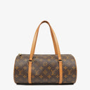 Louis Vuitton Papillon 30 Vintage Monogram Canvas Handbag With Mini Papillon Pochette