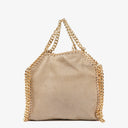 Stella McCartney Falabella Mini Tote Butter Cream Vegan Shaggy Deer Fold Over Bag