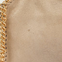 Stella McCartney Falabella Mini Tote Butter Cream Vegan Shaggy Deer Fold Over Bag