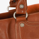 Celine Brown Leather Boogie Handbag