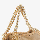 Stella McCartney Falabella Mini Tote Butter Cream Vegan Shaggy Deer Fold Over Bag