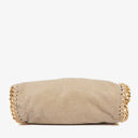 Stella McCartney Falabella Mini Tote Butter Cream Vegan Shaggy Deer Fold Over Bag