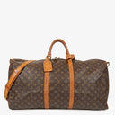 Louis Vuitton Keepall 60 Bandoulière Monogram Canvas Travel Bag