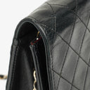 Sac classique à rabat simple en agneau matelassé avec ferrures plaquées or 24K Chanel