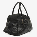 Chanel Black Biarritz Coated Canvas Quilted Large Duffle Bag&nbsp;