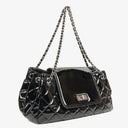 Chanel Reissue Accordion Black Quilted Patent Leather Flap Bag