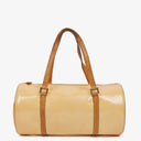 Louis Vuitton Papillon 30 Bedford Cream Beige Monogram Vernis Leather Bag