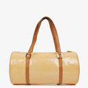 Louis Vuitton Papillon 30 Bedford Cream Beige Monogram Vernis Leather Bag
