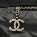 Chanel Black Biarritz Coated Canvas Quilted Large Duffle Bag&nbsp;