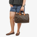Louis Vuitton Speedy 35 Monogram Canvas Handbag
