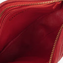 Chanel Camera Clutch Red Quilted Lambskin Tassel Bag