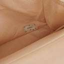 Chanel Double-Sided Flap Bag Beige Leather 24k Gold-Plated Hardware