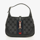 Balenciaga x Gucci Black/Grey Canvas/Leather The Hacker Project 1961 Mini Jackie Bag