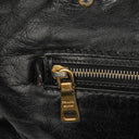 Prada Black Vitello Shine Leather Bag