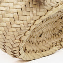 Loewe Neutral/Brown Small Raffia Basket Bag