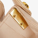 Chanel Double-Sided Flap Bag Beige Leather 24k Gold-Plated Hardware