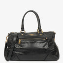 Prada Black Vitello Shine Leather Bag