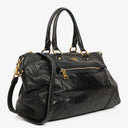 Prada Black Vitello Shine Leather Bag