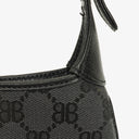 Balenciaga x Gucci Black/Grey Canvas/Leather The Hacker Project 1961 Mini Jackie Bag