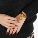 Hermes Kelly Leather Gold Plated Watch