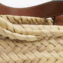Loewe Neutral/Brown Small Raffia Basket Bag
