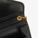 Dior Leather Chain Black Shoulder Bag