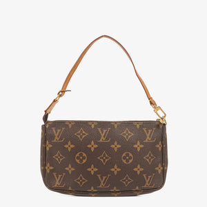 Louis Vuitton Pochette Accessoires Monogram Canvas Clutch Handbag