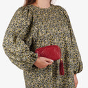 Chanel Camera Clutch Red Quilted Lambskin Tassel Bag
