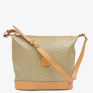 Celine Vintage Macadam Shoulder Bag