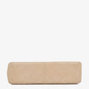 Chanel Double-Sided Flap Bag Beige Leather 24k Gold-Plated Hardware