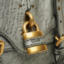 Chloe Metallic Mini Paddington Satchel Bag