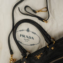 Prada Black Vitello Shine Leather Bag