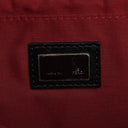 Fendi Red and Black Baguette Zucchino Shoulder Bag