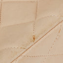 Chanel Double-Sided Flap Bag Beige Leather 24k Gold-Plated Hardware