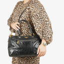Prada Black Vitello Shine Leather Bag