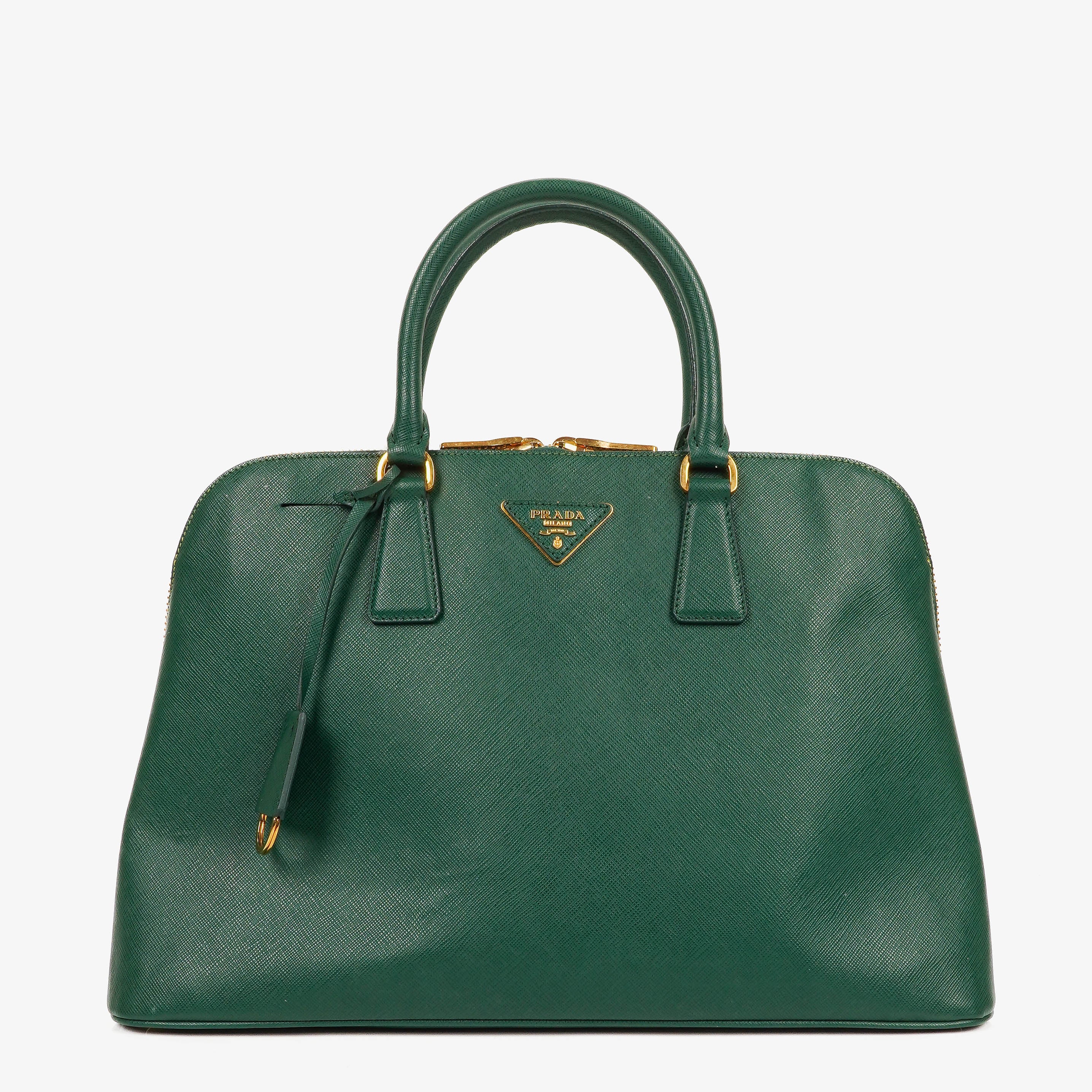 Prada Saffiano Lux Biliardo Handbag