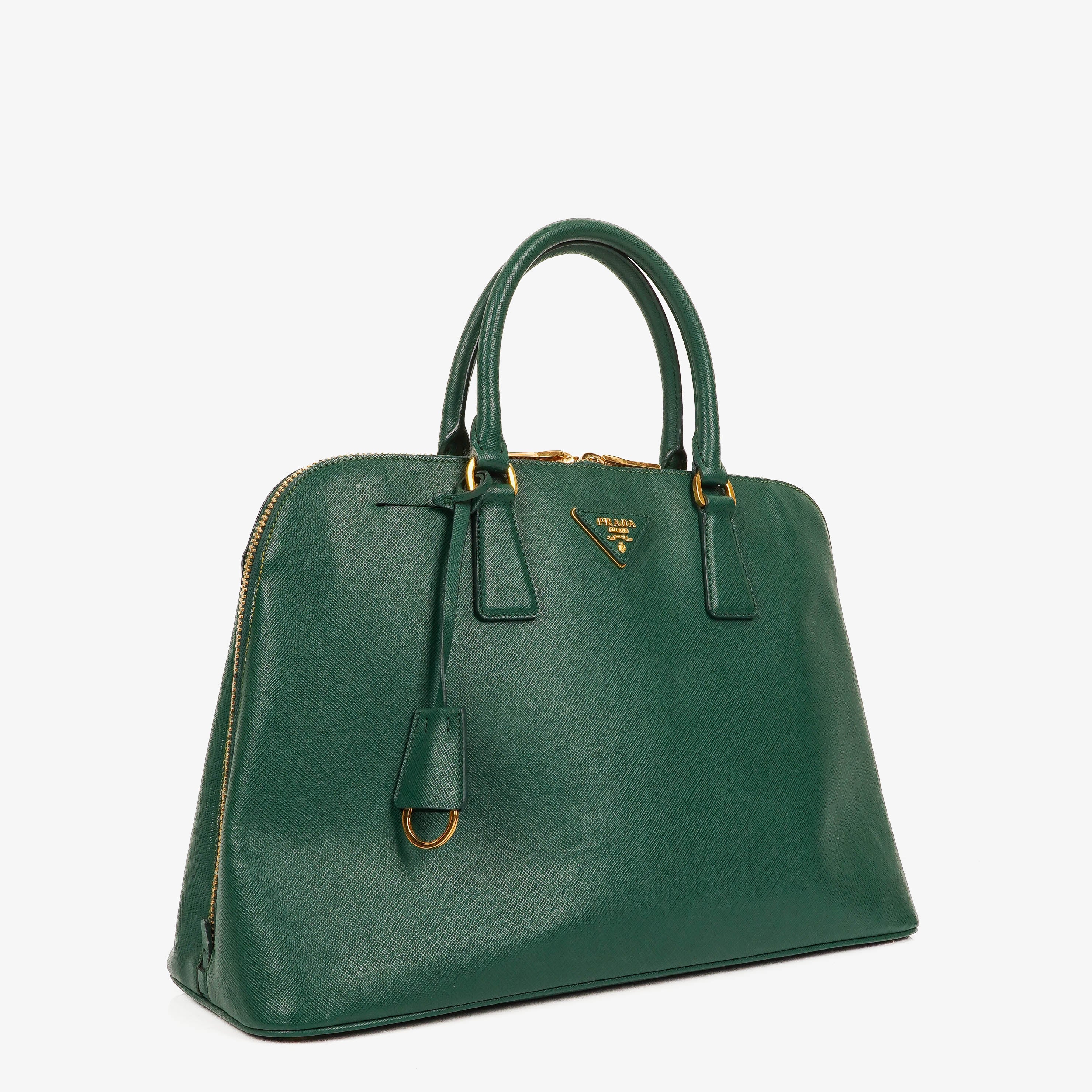 Prada Saffiano Lux Biliardo Handbag