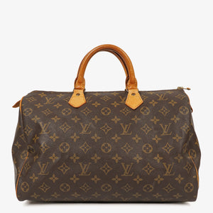 Louis Vuitton Speedy 35 Monogram Canvas Handbag