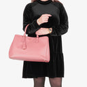 Prada Saffiano Lux Leather Bruyere Large Tote Bag