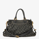 Louis Vuitton Neo Cabby MM Monogram Black Denim Bag