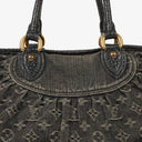 Louis Vuitton Neo Cabby MM Monogram Black Denim Bag
