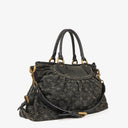 Louis Vuitton Neo Cabby MM Monogram Black Denim Bag