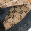 Gucci GG Beige/Orange/Navy Monogram Canvas Belt Bag