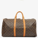 Louis Vuitton Keepall 50 Bandouliere Monogram Canvas Travel Bag