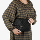 Sac classique à rabat simple en agneau matelassé avec ferrures plaquées or 24K Chanel