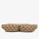 Gucci GG Beige/Orange/Navy Monogram Canvas Belt Bag