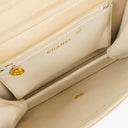 Chanel Small Classic Single Flap Bag Beige Quilted Lambskin With 24K Gold-Plated Hardware