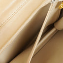 Chanel Small Classic Single Flap Bag Beige Quilted Lambskin With 24K Gold-Plated Hardware