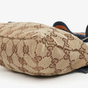 Gucci GG Beige/Orange/Navy Monogram Canvas Belt Bag