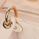 Christian Dior Medium Lady Dior Powder Pink Cannage Quilted Leather Bag